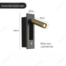 Axyaa LED Adjustable Angle Reading Wall Lamp with Switch for Bedroom Atmosphere