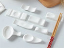 Axya Ceramic Japanese Tableware Set: Spoon & Chopstick Holder Bracket