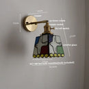 Axyaa Peace Pigeon Tiffany Rotatable Wall Lamp