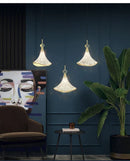 Axyaa Rotating Crystal Pendant Light for Staircase Luxe Ambiance