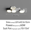 Axyaa Geometric LED Ceiling Lamp for Modern Minimalist Home Decor