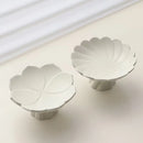 Axyaa White Ceramic Lace Fruit Plate Set