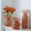 Wide-mouth Hydroponic Glass Vase by Axyaa - Colorful Flower Arrangement Terrarium Home Decor