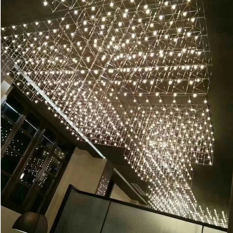 Axyaa Nordic Luxury LED Chandeliers: Customized Indoor Lighting Fixture