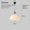 Cream Glass Medieval French Pendant Light by Axyaa for Living Room and Bedroom