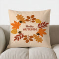 Autumn Pumpkins Decorative Throw Pillow Cover by Axyaa - for Sofa, Bedroom, Car