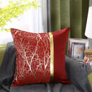 Axyaa Gold Jacquard Throw Pillow Cover 45X45 - Light Luxury Comfort, Living Room Decor