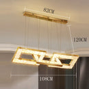 Axyaa Crystal Chandelier Pendant Light for Living Room Dining Room Ceiling Lighting