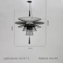 Axyaa Nordic Luxury Iron Pendant LED Chandelier for Living Room, Restaurant, Bar, Villa, Staircase