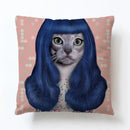 Axyaa Cartoon Animal Linen Pillowcase for Home Sofa Decor