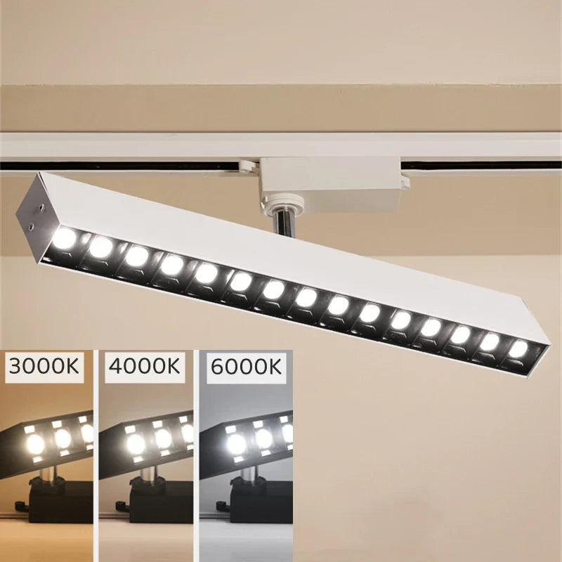 Axyaa 20W/30W LED Linear Grille Track Spotlights for Living Room & Cloth Store