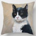 Axyaa Cartoon Cat Pillow Cover for Home Office Bedroom Sofa Car Decoration