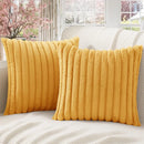 Axyaa Faux Fur Cushion Cover 50x50cm Solid Fluffy Pillowcase Nordic Decor Plush Case