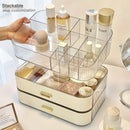 Axyaa Acrylic Makeup Drawer Organizer Stackable Skincare Beauty Storage Display Box