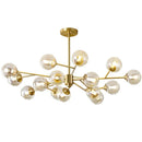 Axyaa Glass Chandelier - Modern Nordic Living Room Lighting Fixture
