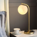 Axyaa Brass LED Desk Lamp - Minimalist Creative Lighting Fixture