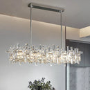 Axyaa Crystal Chandelier Stair Pendant Lamp Living Room Pendant Lights Home Interior Lighting