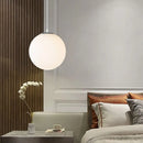 Axyaa Glass Ball Pendant Light: Modern Bedroom Decor Chandelier