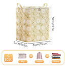 Axyaa Clothes Storage Bag: Foldable Quilt Organizer for Wardrobe - Large Capacity Clothing Storage