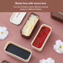 Axyaa Large Capacity Double-Layer Lunch Box with Tableware - Heatable Bento Box