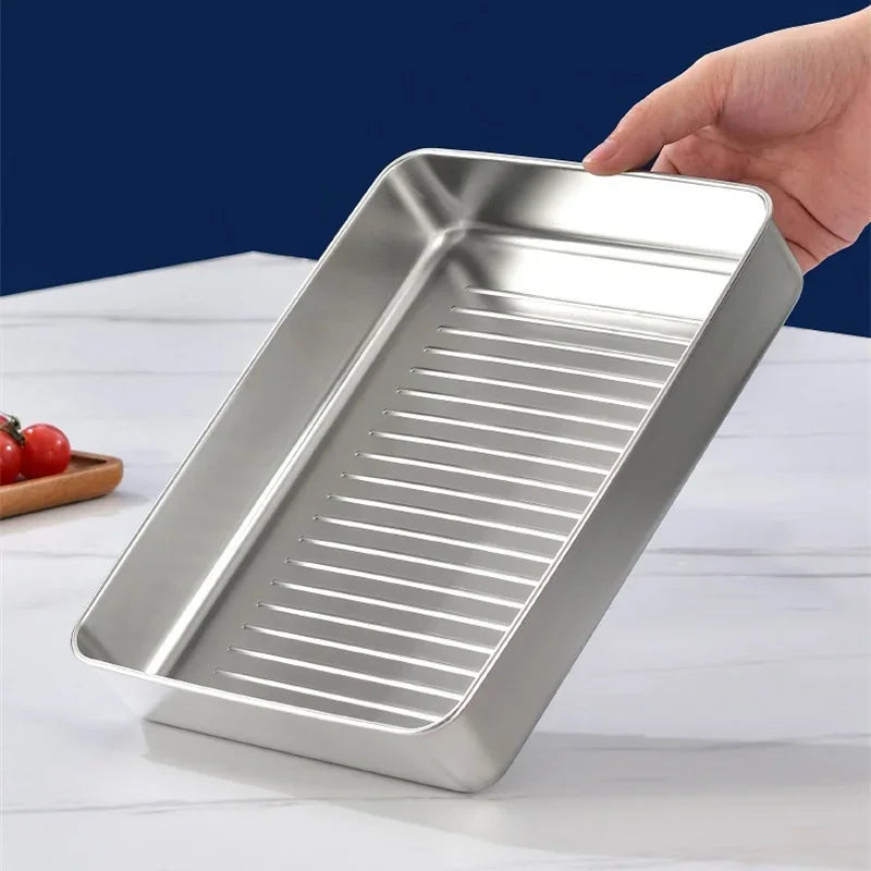 Axyaa Stainless Steel Food Preservation Container for Kitchen Refrigerator Storage