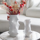 Axyaa Abstract Spike Vase Pot Set Aesthetic Room Decor Crafts Floral Arrangement