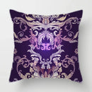 Axyaa Baroque Geometric Throw Pillow Case, Elegant Vintage 45X45CM Cushion Cover for Home