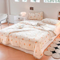 Axyaa Cooling Comforter Set with Latex Bed Mat - Lightweight & Breathable Quilt