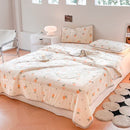 Axyaa Cooling Comforter Set with Latex Bed Mat - Lightweight & Breathable Quilt