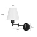 Axyaa Nordic Swing Wall Lamp with Dimmable Switch