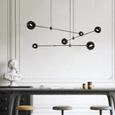 Axyaa Geometric Lines Pendant Light for Living Room & Restaurant