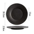Axyaa Ceramic Plate Set for Molecular Cuisine and Steak, Snacks, Pasta Dish Serving
