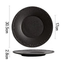 Axyaa Ceramic Plate Set for Molecular Cuisine and Steak, Snacks, Pasta Dish Serving