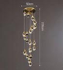 Axyaa Nordic Chandeliers Dining Room Pendant Lights Ceiling Hanging Lamps