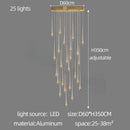 Axyaa Gold Drop Chandelier for Luxury Living Spaces