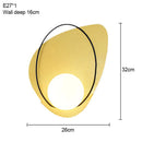 Axyaa Shell Wall Lamp - Nordic Light Luxury Design for Living Room & Bedroom