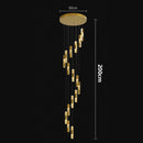 Axyaa Nordic Crystal LED Pendant Light Fixture for Home Decoration