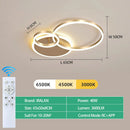 Axyaa LED Ceiling Light Chandelier for Home Decor - Round Living Room, Bedroom, Study Lighting