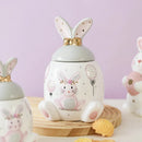 Axya Bunny Ceramic Storage Jar Large-Capacity Tea & Food Container Kitchen Organizer