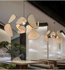 Axyaa Nordic Bamboo Leaf Chandelier for Kitchen and Living Room