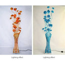 Axyaa Nordic Blue LED Floor Lamp for Stylish Living Spaces