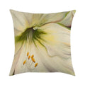 Vintage European Lily Oil Painting Linen Cushion Cover by Axyaa - 45X45CM
