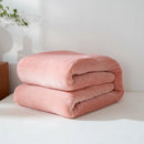 Axyaa Winter Grid Flannel Blanket | Thick Fleece Sofa Cover | Soft & Cozy Bedspread