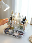 Axyaa Cosmetic Storage Box with Large Capacity Drawers for Beauty and Makeup Organization.