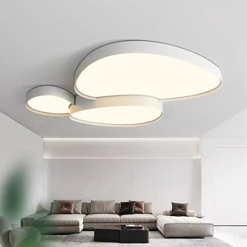 Nordic Style LED Ceiling Chandeliers by Axyaa for Modern Living Room Décor
