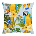 Axyaa Parrot Flower Oil Painting Cushion Cover 45X45CM