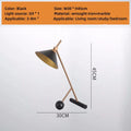 Luxury Nordic Marble Desk Lamp by Axyaa - Designer Horn Study Light with Black Lampshade