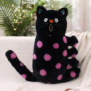 Axyaa Pink Cat Plush Hugging Pillow - Kids Stuffed Kitten Toy
