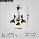 Axyaa Nordic LED Multi-Head Pendant Light for Home and Business Décor