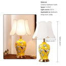 Axyaa Ceramic Table Lamp American Style Living Room Bedroom Decor